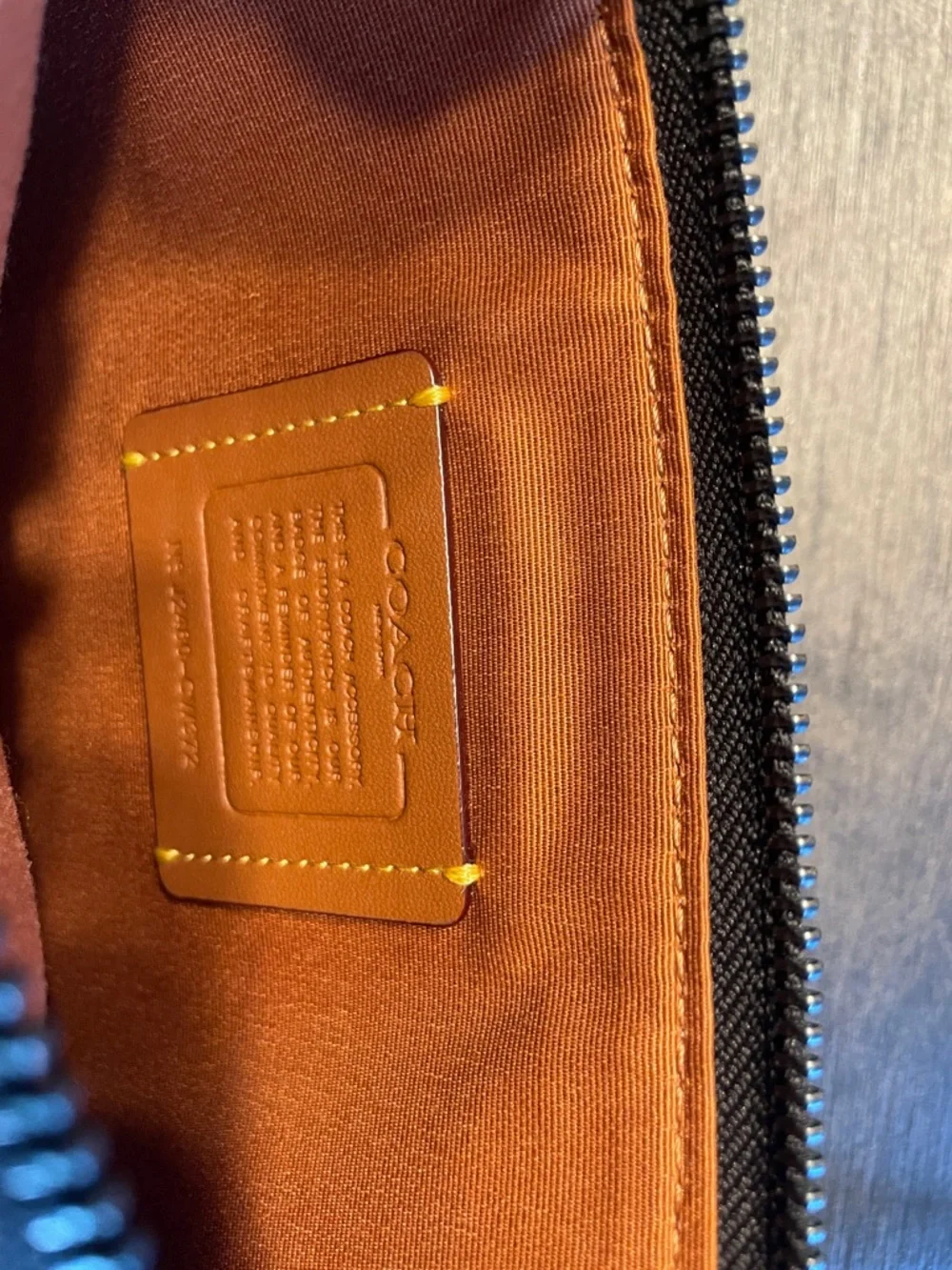 Coach Brown Holden Crossbody with Coin Pouch